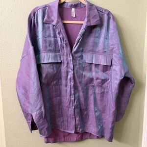 Live 4 Truth Iridescent Lavender Blouse